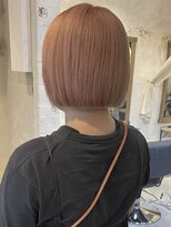 リフデザインラボビオ(riff design labo bio)&nbsp;ハイトーン/ボブ/ピンクベージュ