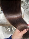 chocolat brown × 髪質改善トリートメント
