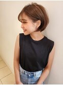 ショートボブ小顔カット大人ヘア髪質改善30代40代50代表参道青山