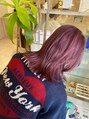 グランデュール 焼津店(GRANDEUR)&nbsp;ワンブリーチ、ピンクラベンダー［静岡/焼津/藤枝/ピンク］
