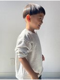 キッズカット刈り上げツーブロックキノコマッシュ男の子