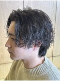 波巻きスパイラルパーマツイストスパイラルパーマシャドウパーマ