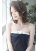 韓国風ミディアムくびれレイヤー