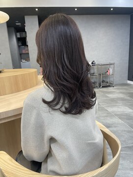 リファインド(REFINED) アッシュブラウンロングレイヤー　　村田