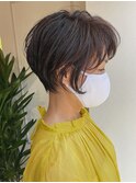 前髪あり大人くびれショートヘア