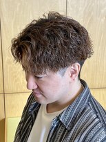 ニアウ 伊勢崎連取店(Niau)&nbsp;ツイストスパイラルパーマ縦落ちパーマメンズ王道パーマ