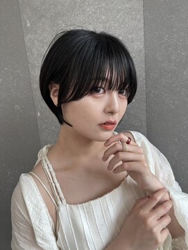 ロンドアジュール 横浜(Lond azur) ミニウルフレイヤーカット顔周りカット前髪カットショート/横浜