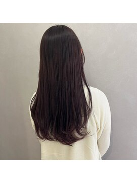 アンドワン 自由が丘(＆ONE) 【＆ONE 自由が丘】 ロングレイヤー × ラベンダーカラー