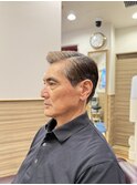 50代60代七三王道クラシカルスタイルアイロンパーマ