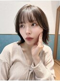 ミニウルフレイヤーカット顔周り前髪韓国ショートボブ/立川