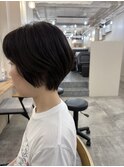 襟足をおさめる！ショートヘア