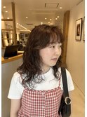 コテで巻くのが苦手な方に！大きめゆるふわパーマ♪
