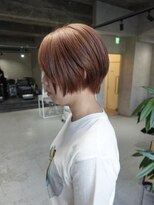 ネアー 新潟(NEER)&nbsp;アプリコットオレンジ/くびれヘア/レイヤーショート［新潟］