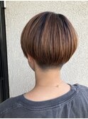 刈り上げマッシュショート
