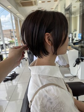 ハピネス 西大寺店(Happiness) 【50代・60代奈良】艶ショートボブ/髪質改善／ミセス/白髪ぼかし