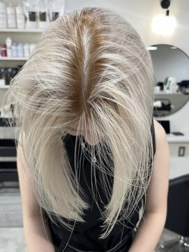 ラキング ギンザ トウキョウ(LAKING GINZA) くびれヘア/アプリコットオレンジ/夏/ハイライトカラー[銀座駅]