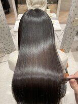 ソワバイアロマヘアー(soi by AROMA hair) 黒髪ロング/縮毛矯正/ストレートロング/髪質改善/韓国っぽロング