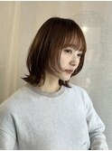 ウルフ/ボブ ショートカット髪質改善縮毛矯正白髪ぼかしレイヤー