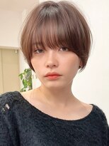 セイドット フクオカ(Say.FUKUOKA) 【Say.福岡】ひし形ショートボブ×ベージュブラウン×小顔効果