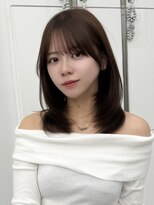 アマトウキョウスマートサロン(AMA TOKYO×Smart Salon)&nbsp;くびれレイヤー/顔まわりカット/レイヤーカット/小顔ヘア