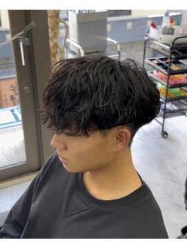 シャドウパーマ/無造作パーマ