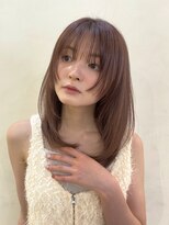 ガーデン 渋谷(GARDEN)&nbsp;フェイスレイヤー　顔まわりカット　似合わせ　ベージュカラー