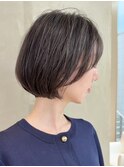 丸みショートショートヘア長めショートショートボブ表参道青山
