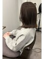 ビエントヘア(Beaent hair)&nbsp;大人女子におすすめグレージュ×切りっぱなしボブ♪