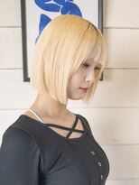 シビバイレボ(CIBI by revo)&nbsp;地毛風カラー/切りっぱなしボブ[船橋駅/ボブ]