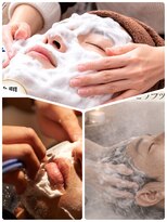 つるるんとん&nbsp;【男の清潔感ケア】 顔剃り＋毛穴洗浄＋極みヘッドスパ