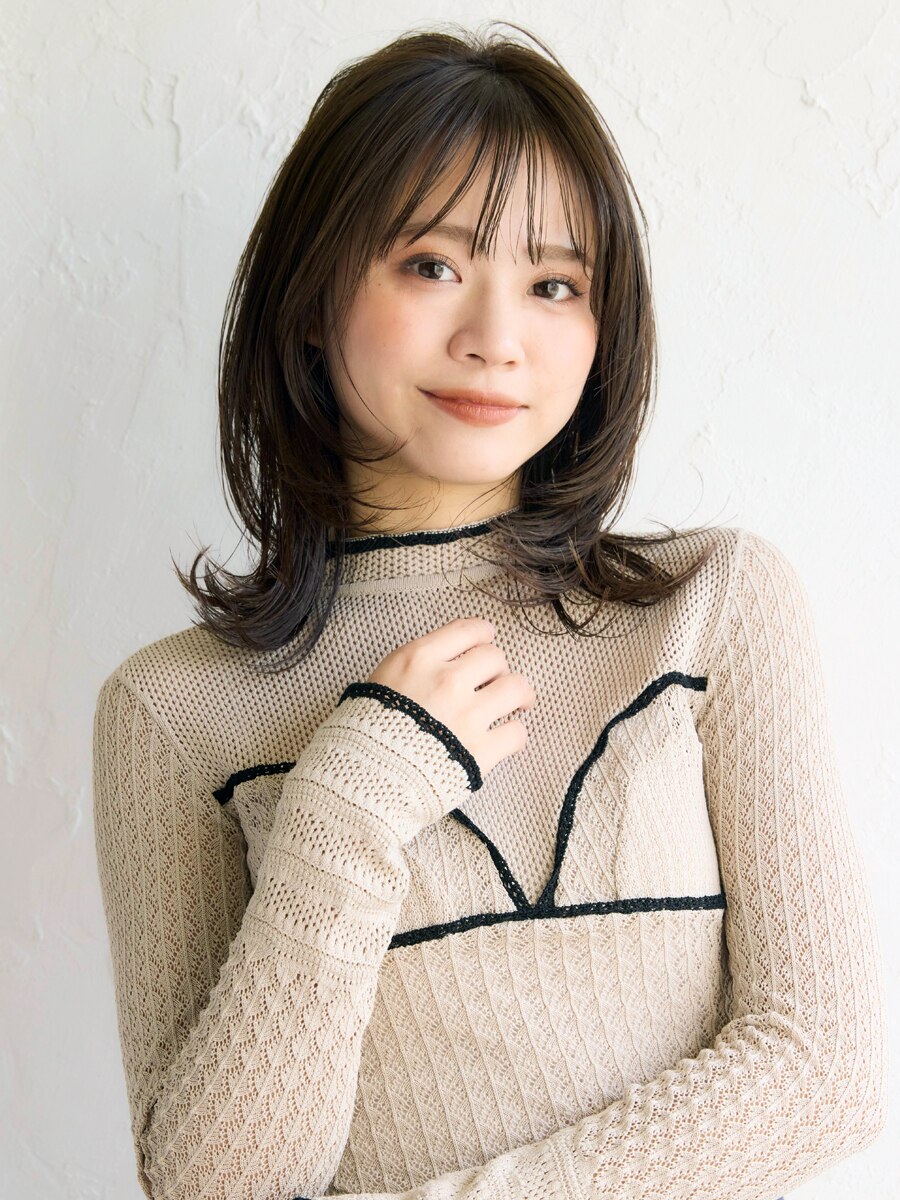 【人気No.1★メンテナンスに】カット+オーガニックカラー＋トリートメント