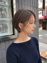 フェイス 石川町 (FACE) ショートカット×白髪ぼかしハイライト