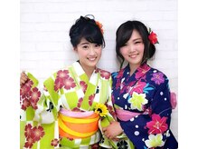 プラザヘアー 日生中央店(PLAZA HAIR)の雰囲気（浴衣ヘアセット＆浴衣着付￥6600※ご予約は電話で承っております）