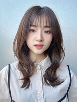 全席個室美容室 Zina津田沼 髪質改善/縮毛矯正【ジーナ】&nbsp;髪質改善　シアーカラーくびれイヤー　美髪【Zina 津田沼】