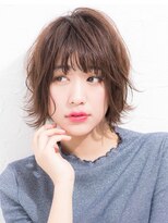 パティオンツー(PATIONN2)&nbsp;☆外ハネミックス波ウェーブボルドーカラースタイルby岩川和生☆