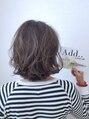 アッドバイケンジ(Add.. by KENJE)&nbsp;ボブスタイルはカットでおさまり良くも動きを出す事も可能です！