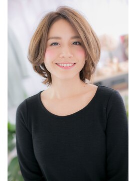 ミック 日暮里店(miq) 透明感カラーで★モテラフボブa