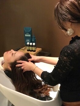 アヴェダ ライフスタイル サロンアンドスパ 南青山の写真/[AVEDA直営店]頭皮カメラを使用した頭皮診断&ライフスタイルに合わせた「ホリスティック」なアプローチを。