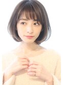 【30代40代50代】大人可愛いひし形ボブ　ワンカールボブ
