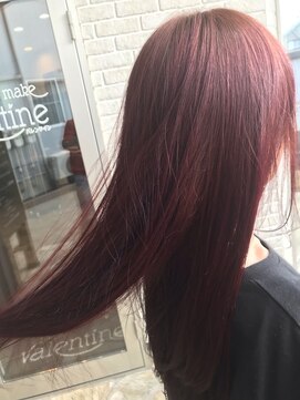 ヘアーメイク バレンタイン(hair make valentine) ブリーチなし マグネットカラー プラムバイオレット