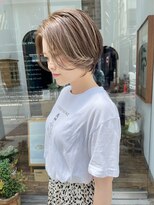 ヌード(NUDE)&nbsp;NUDE 10代20代30代 前髪なしショート 横顔美人 大人ショートボブ