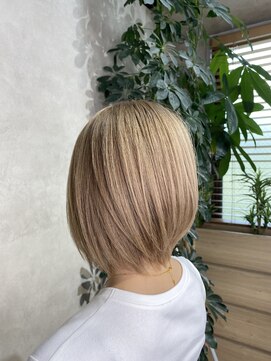 フィーネ 柏(Fi-Ne) ハニーベージュ×ボブ