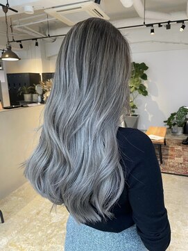 メリー オオサカ(Merly Osaka) しっかり寒色で色落ちも楽しめるバレ！_smoky white gray_