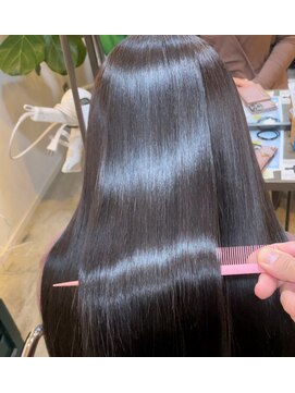 ループス 大倉山店(LOOPS) [髪質改善]ノンダメージカラー+超高濃度水素ケア+シルクtr