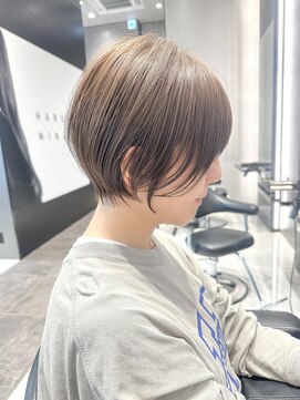 ハルキミナト ジャパン ヨコハマ(HARUKI MINATO japan YOKOHAMA) 大人可愛い丸みショート20代30代40代50代