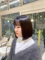 ゼスト フィーノ(ZEST fino) 【猪口美沙希】ぷつっと可愛いボブ
