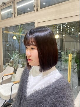 ゼスト フィーノ(ZEST fino) 【猪口美沙希】ぷつっと可愛いボブ