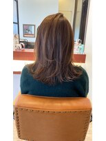 マーリャヘアー(mallia hair) レイヤースタイルレイヤーカットロングレイヤー小顔スタイル