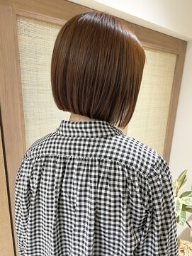 クーナバイトマト 横浜(Cuna by TOMTO) 【YUYA】オレンジボブ_ばつっとボブ_大人ボブ