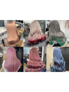 一度通ったら浮気できない！色落ちまで可愛い推しカラーや韓国風カラーまでどんなスタイルも幅広く対応♪